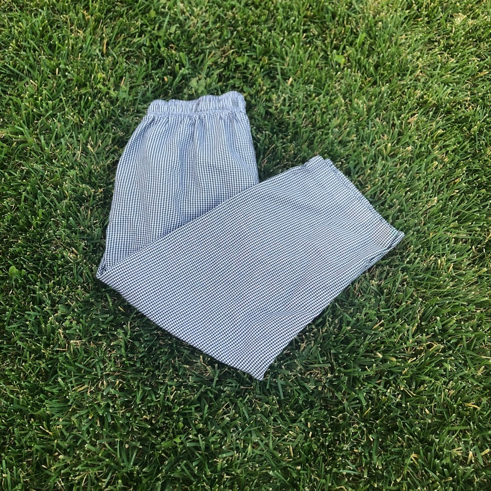 black and white checkered chef pants size xl
